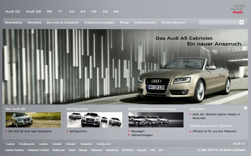 Audi (Homepage)