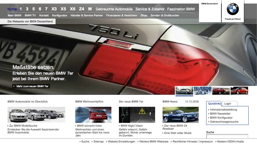 BMW (Homepage)